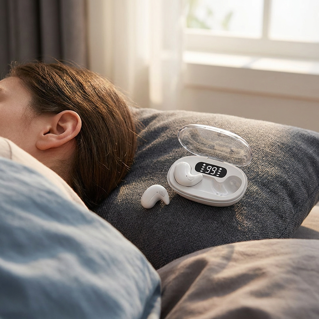 Mini Wireless Earbuds with Low-Profile Ear-Hook Fit