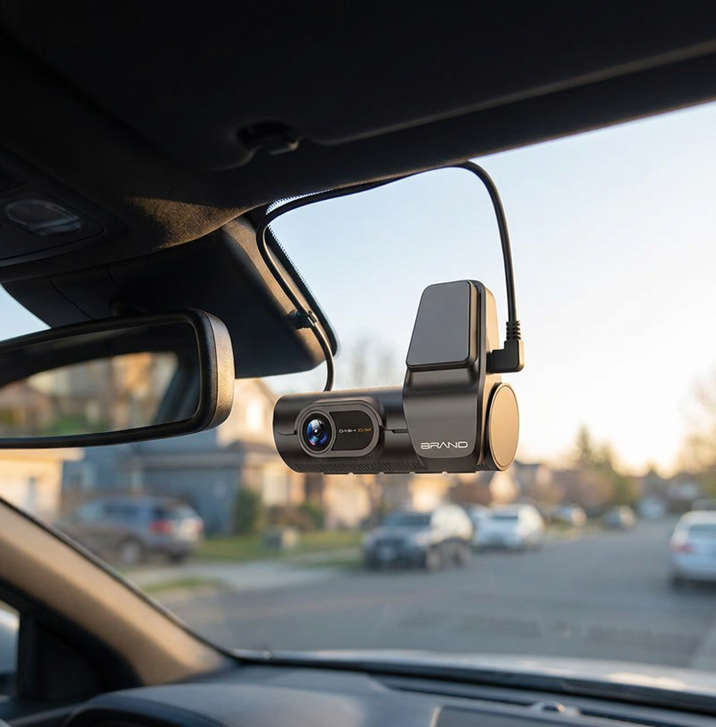 4K Dual Dash Cam with Front and Rear Cameras, Car DVR Recorder