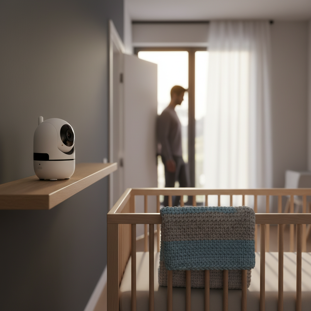 1080p Pan-Tilt Wi-Fi Security Camera with Night Vision and Two-Way Audio