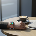 R3L Full-Touch Smart Watch with 1.3-inch Colour Display, Silicone Band
