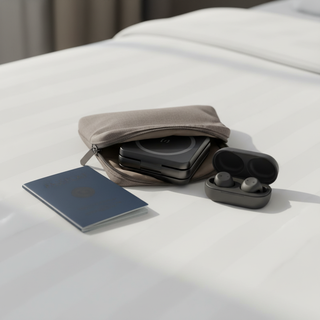 Foldable Magnetic Wireless Charger Stand, 15 W, USB-C, Black or White