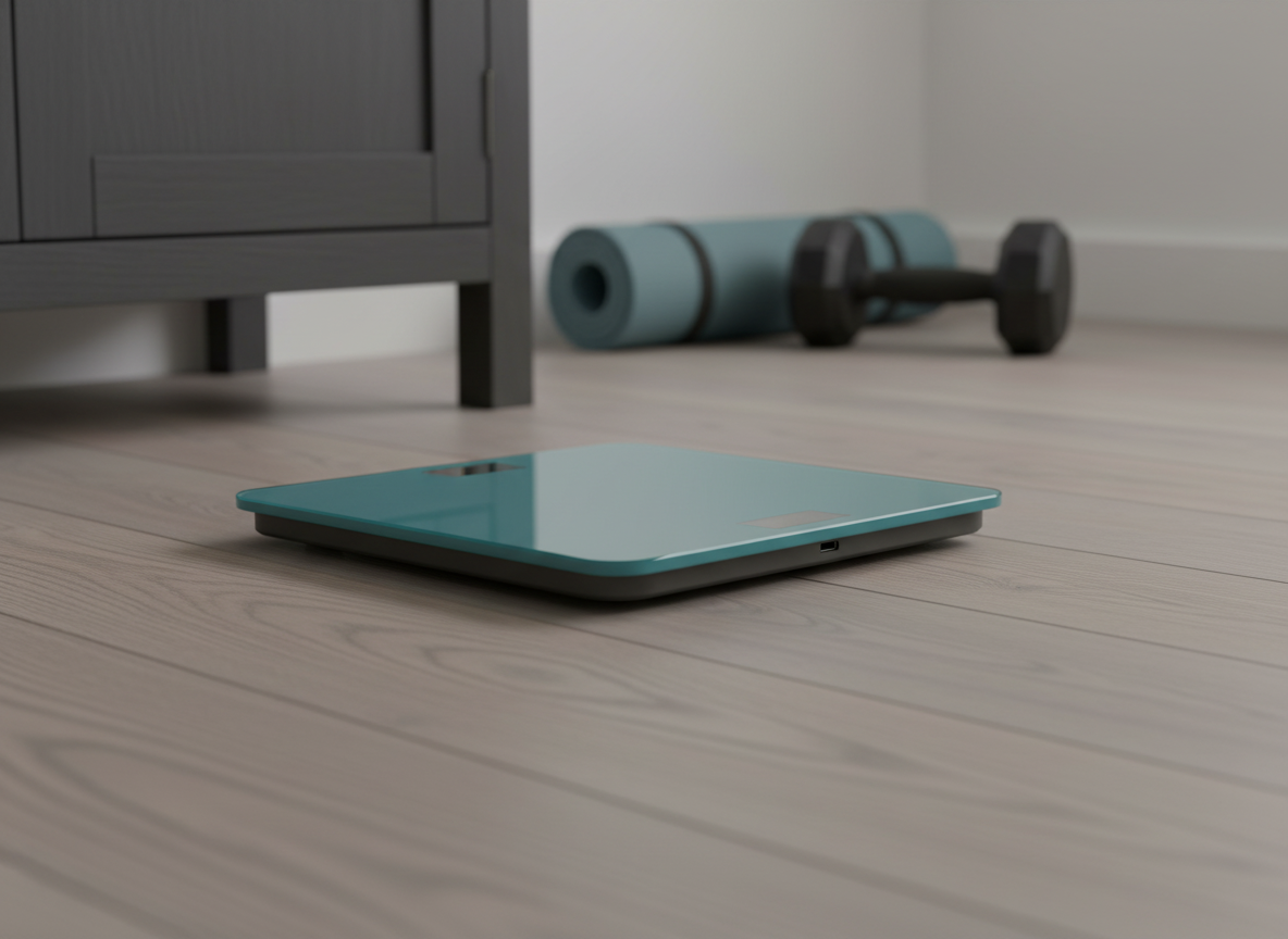 Bluetooth Body Composition Scale — Weight, Body Fat, Muscle and BMI in the App