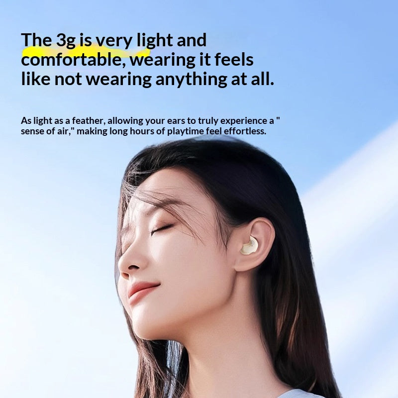Mini Wireless Earbuds with Low-Profile Ear-Hook Fit