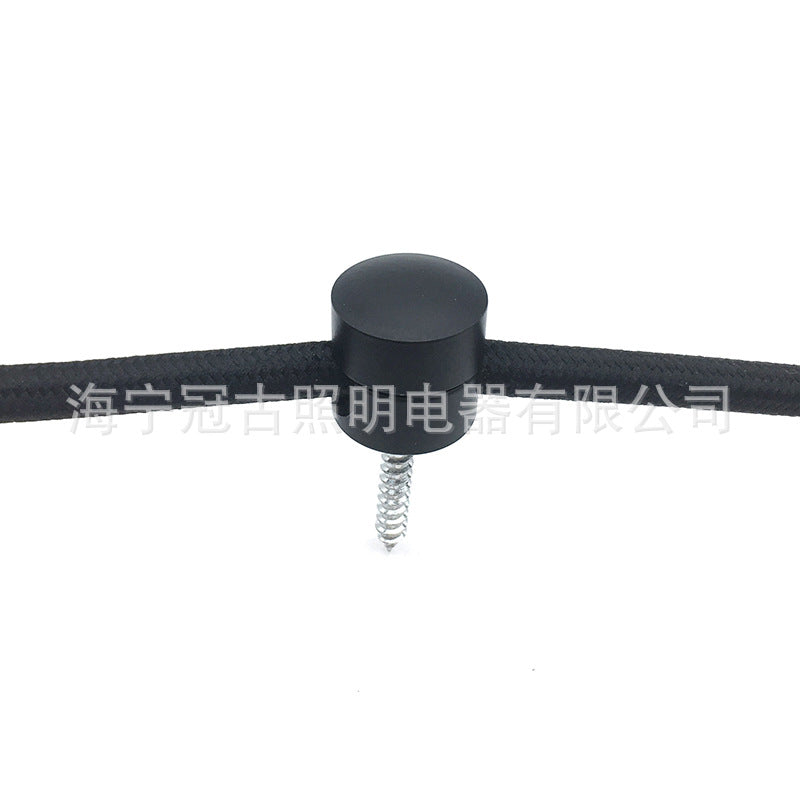 Aluminium Wire Clip for Cords Under 7 mm, Eight Finishes