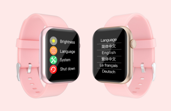 R3L Full-Touch Smart Watch with 1.3-inch Colour Display, Silicone Band