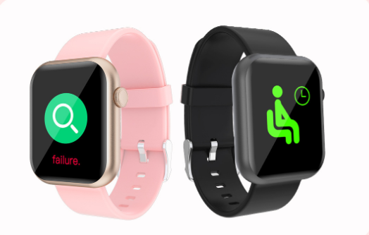 R3L Full-Touch Smart Watch with 1.3-inch Colour Display, Silicone Band