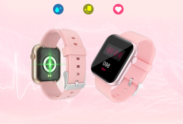 R3L Full-Touch Smart Watch with 1.3-inch Colour Display, Silicone Band