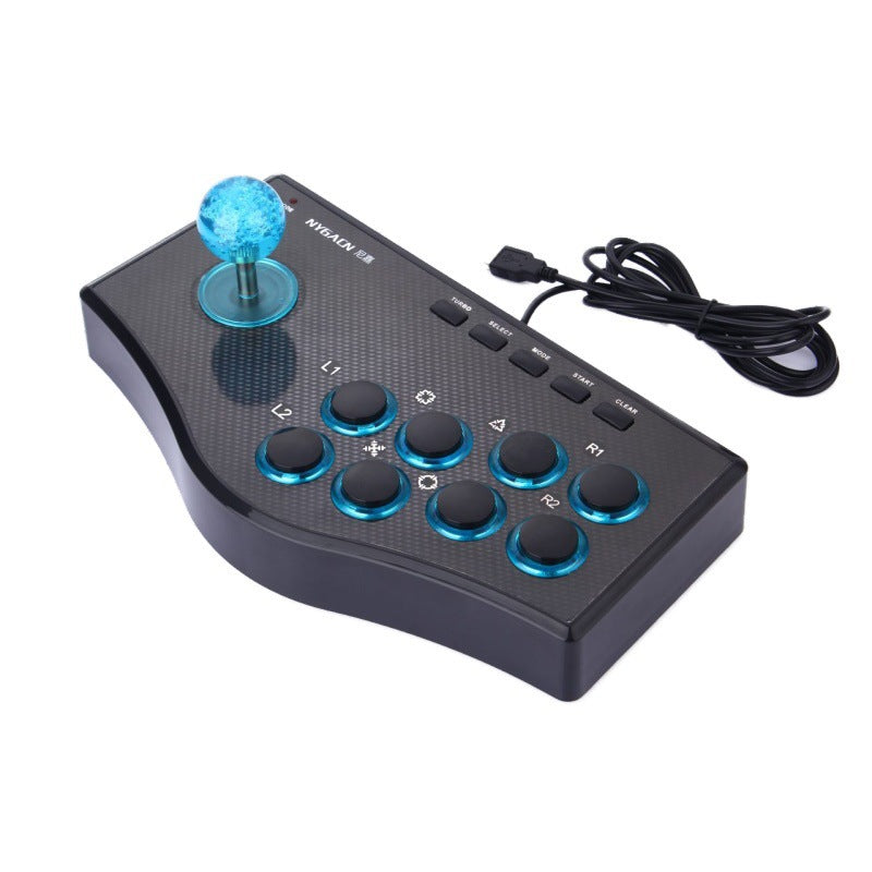 USB Arcade Stick with Ball-Top Joystick and 8 Buttons for PC and TV Boxes