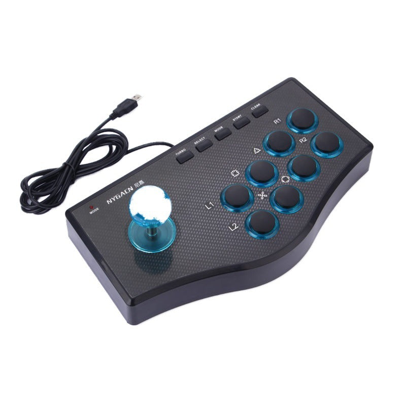 USB Arcade Stick with Ball-Top Joystick and 8 Buttons for PC and TV Boxes
