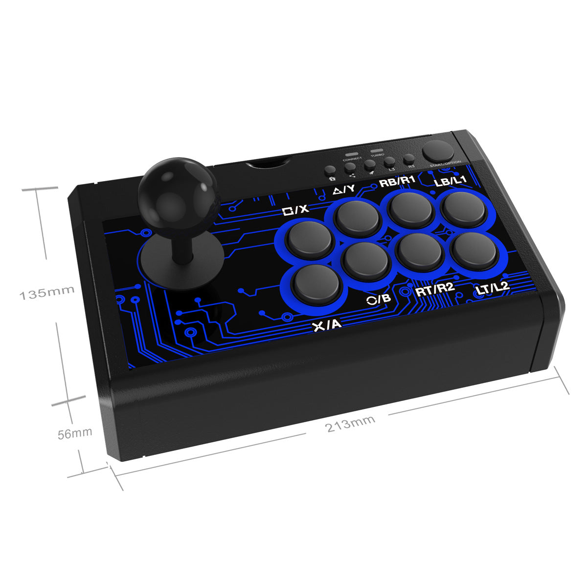 USB Fighting Stick Arcade Controller for PC, Android and Consoles