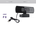 Autofocus USB Webcam with Privacy Cover and Built-In Mic