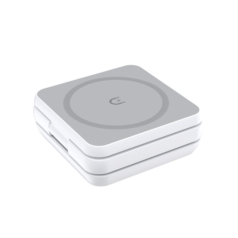 Foldable Magnetic Wireless Charger Stand, 15 W, USB-C, Black or White