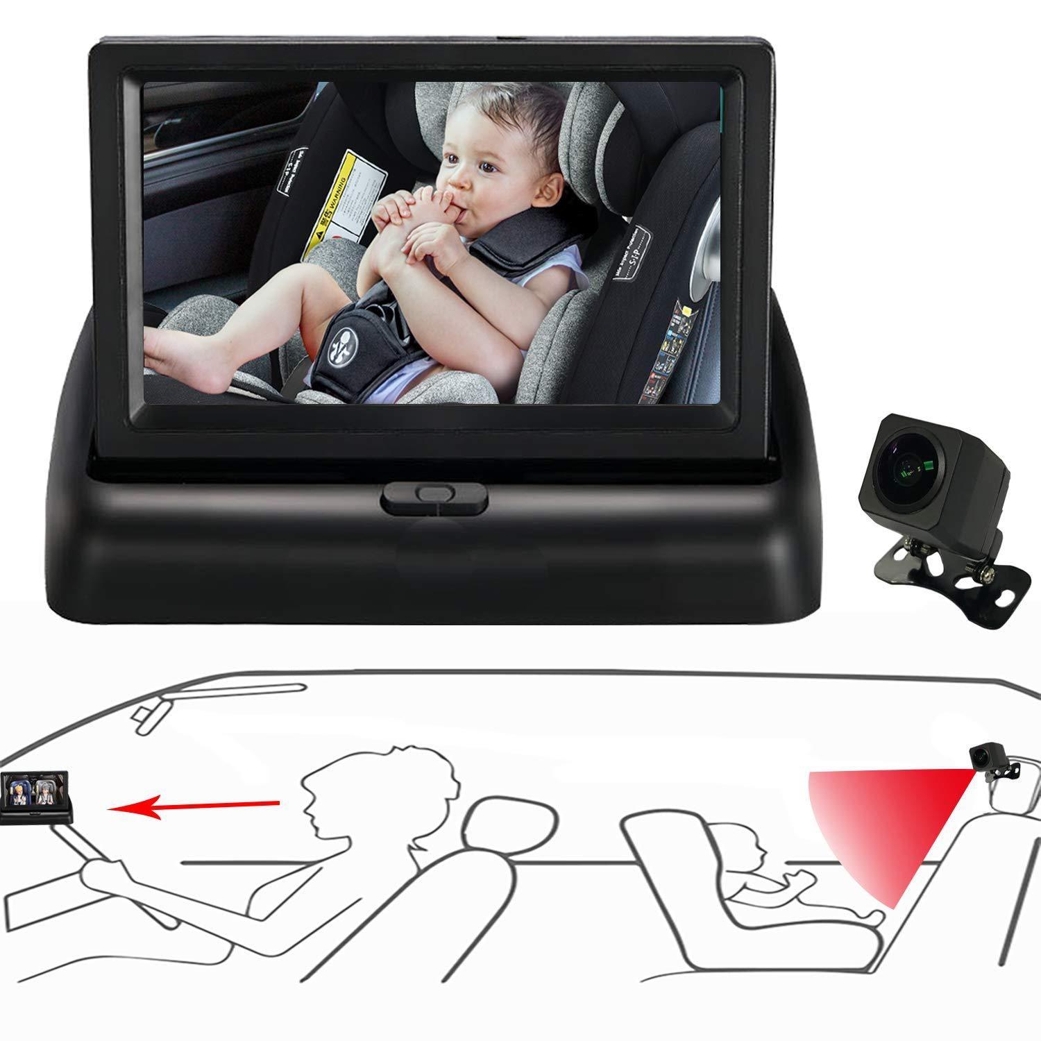 4.3-Inch TFT Car Reversing Display Monitor, Analog Input
