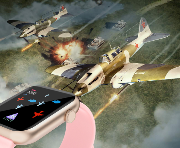 R3L Full-Touch Smart Watch with 1.3-inch Colour Display, Silicone Band