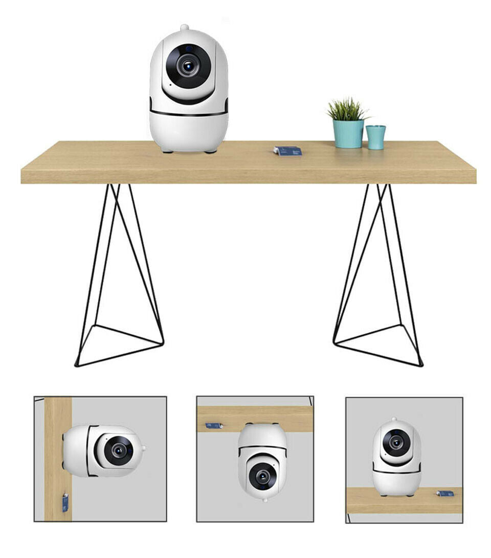 1080p Pan-Tilt Wi-Fi Security Camera with Night Vision and Two-Way Audio