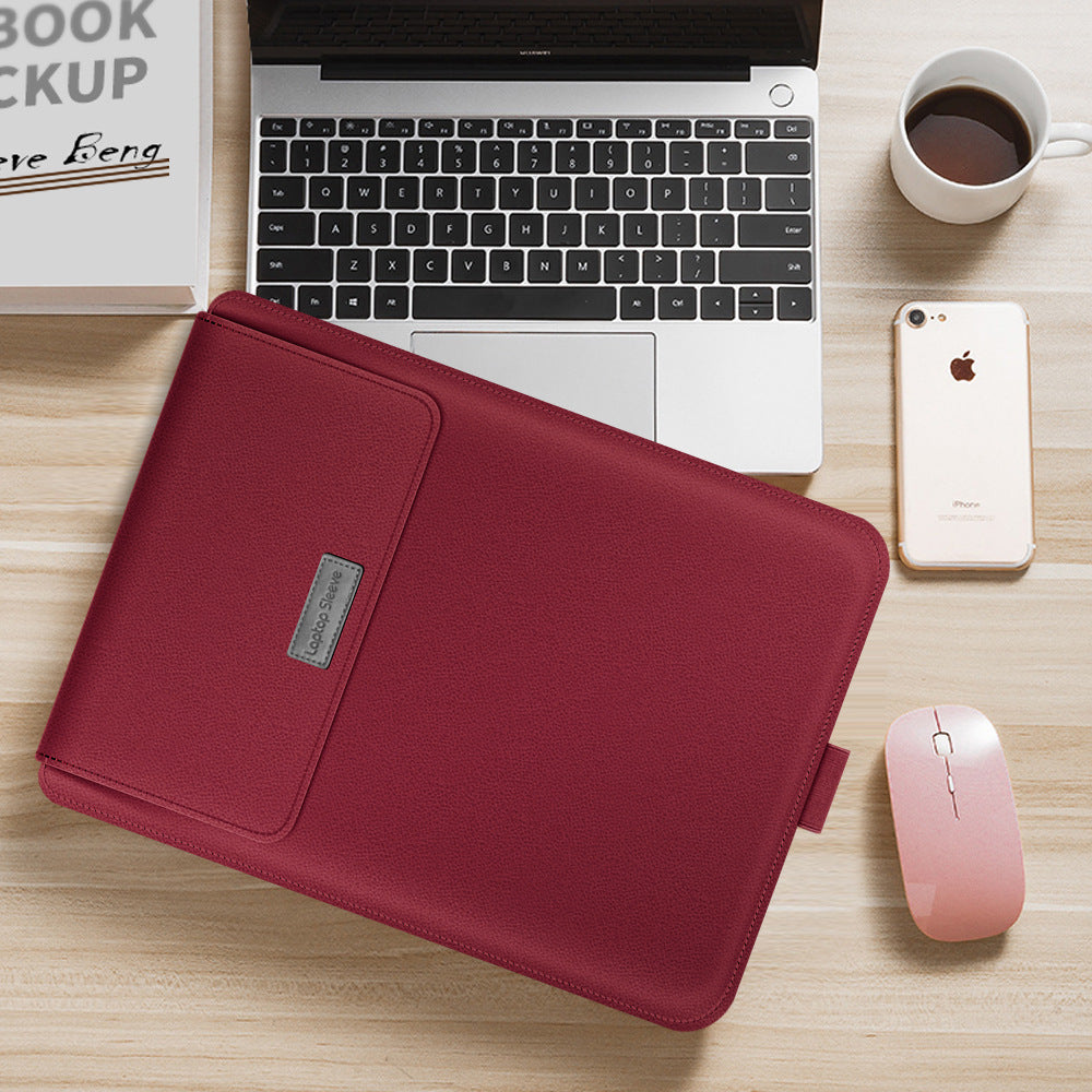 PU Leather Laptop Sleeve, 11 to 15 inch, Seven Colours