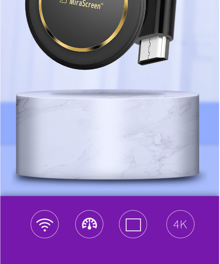 Wireless HDMI Screen Mirroring Dongle, 1080p, for Android and iOS