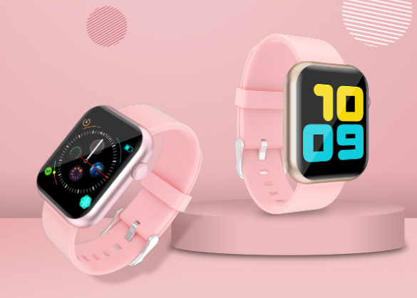 R3L Full-Touch Smart Watch with 1.3-inch Colour Display, Silicone Band
