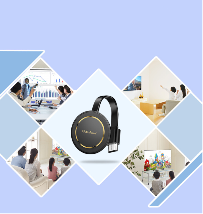 Wireless HDMI Screen Mirroring Dongle, 1080p, for Android and iOS