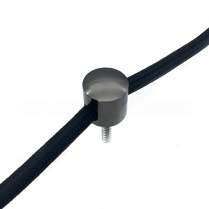 Aluminium Wire Clip for Cords Under 7 mm, Eight Finishes
