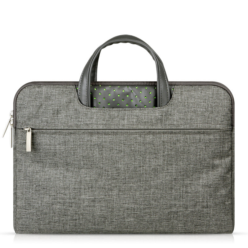 Laptop Sleeve in Faux Leather and Nylon, 11 to 15.6 Inch