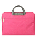 Laptop Sleeve in Faux Leather and Nylon, 11 to 15.6 Inch