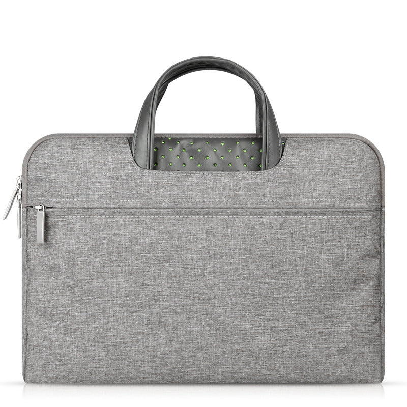 Laptop Sleeve in Faux Leather and Nylon, 11 to 15.6 Inch