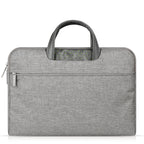 Laptop Sleeve in Faux Leather and Nylon, 11 to 15.6 Inch