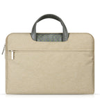 Laptop Sleeve in Faux Leather and Nylon, 11 to 15.6 Inch
