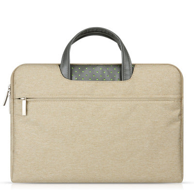 Laptop Sleeve in Faux Leather and Nylon, 11 to 15.6 Inch