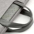 Laptop Sleeve in Faux Leather and Nylon, 11 to 15.6 Inch