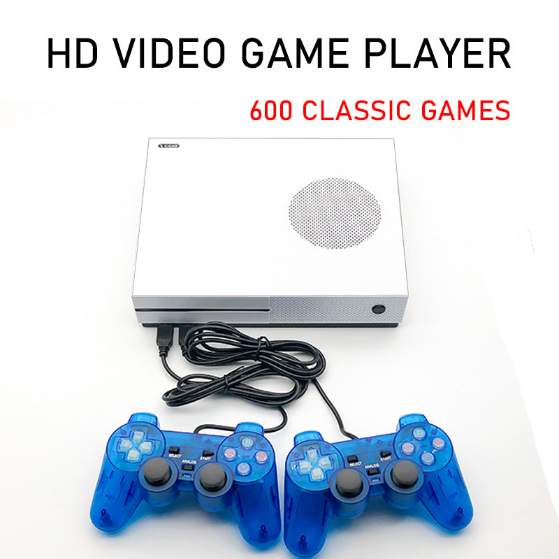 Arcade TV Game Console with Two Wired Joystick Controllers