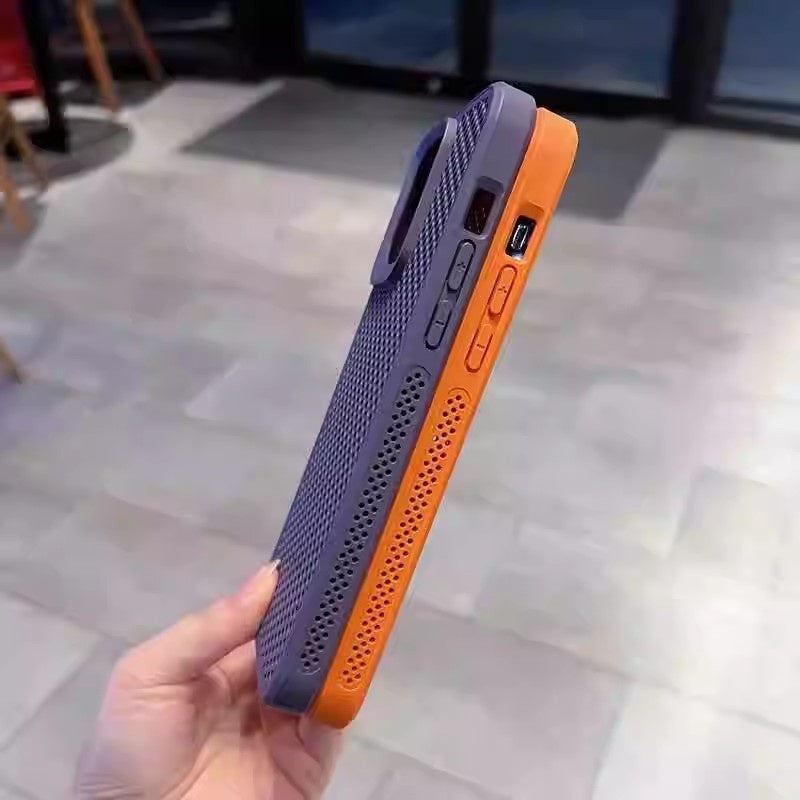 Honeycomb Vented Magnetic Case for iPhone 15 to 17 Series