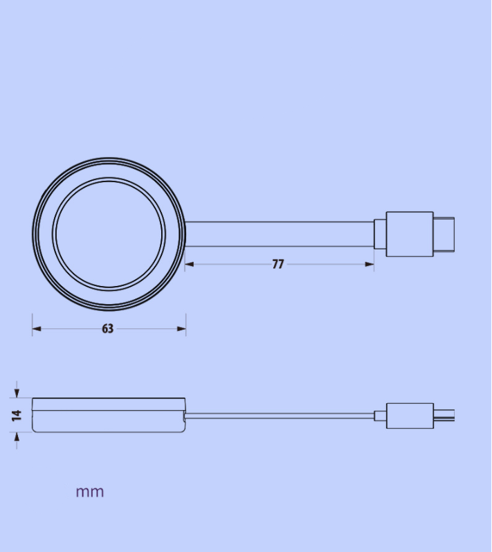 Wireless HDMI Screen Mirroring Dongle, 1080p, for Android and iOS