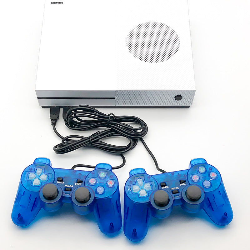 Arcade TV Game Console with Two Wired Joystick Controllers