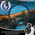 52mm CPL Filter Phone Camera Clip with Aluminum Thread Mount