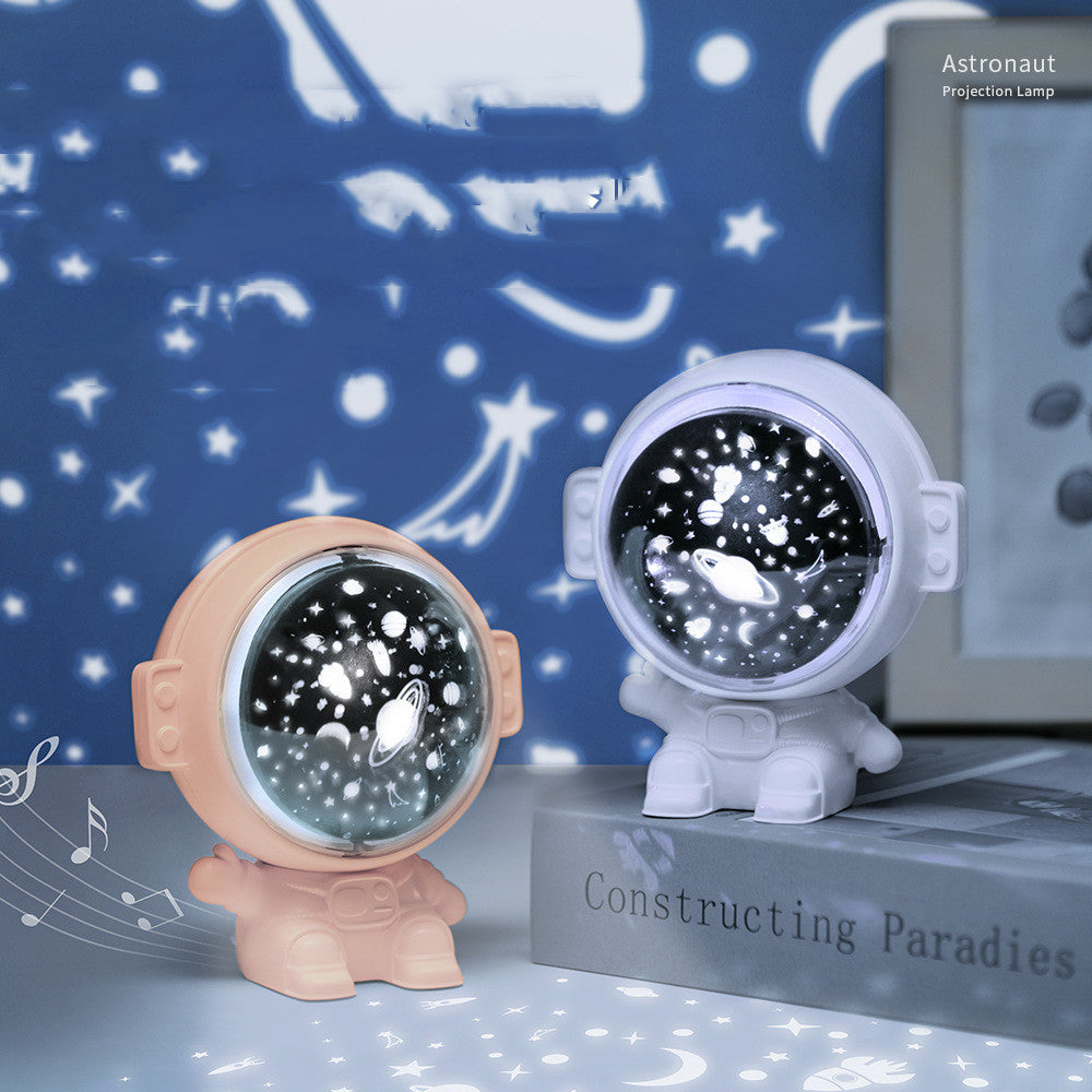 Astronaut Galaxy Projector Night Light with Nebula and Stars, Rechargeable