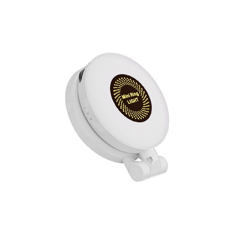 Magnetic Phone Fill Light with Mirror, Clip-On Options