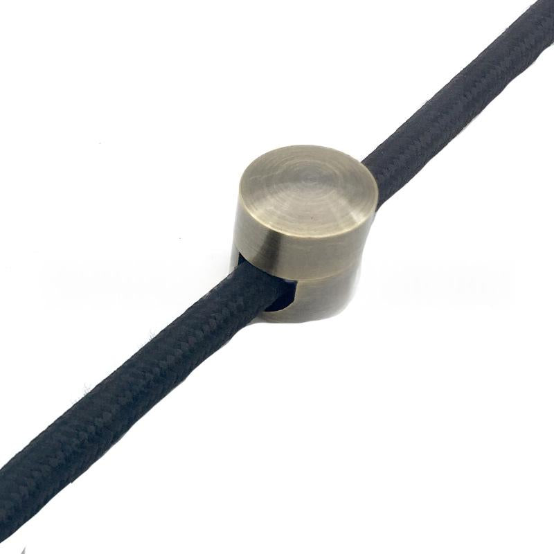 Aluminium Wire Clip for Cords Under 7 mm, Eight Finishes