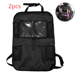 Car Seat Back Organizer with Tablet Pocket, 2-Pack