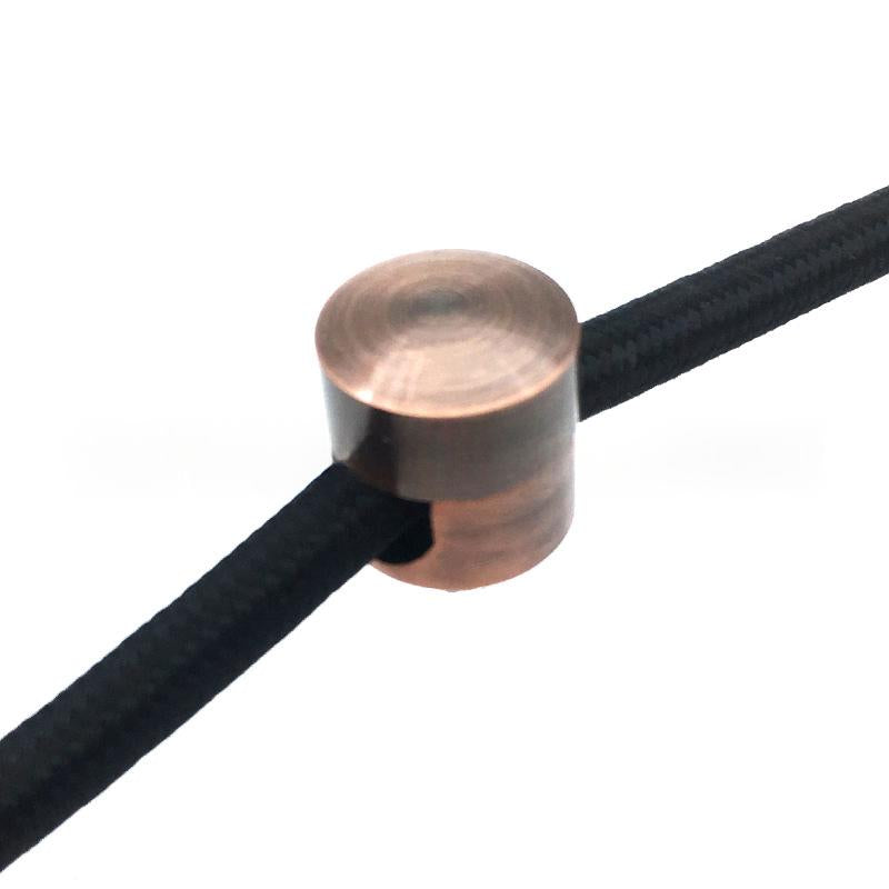 Aluminium Wire Clip for Cords Under 7 mm, Eight Finishes