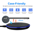 Qi Certified Ultra Slim Wireless Charging Pad, 5W