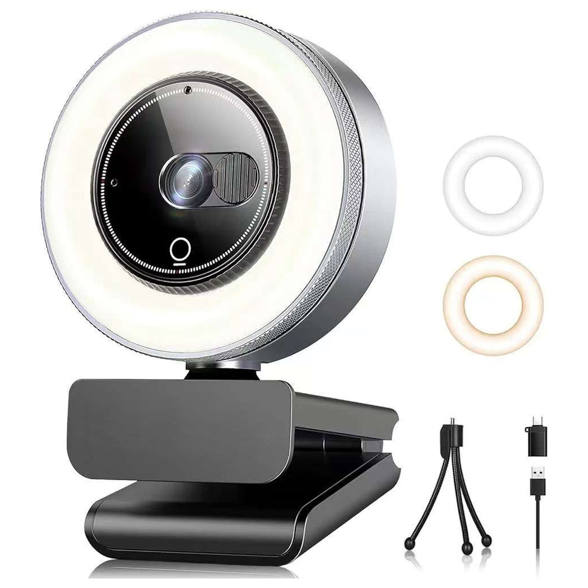 USB Webcam for Streaming and Video Calls, 1080p to 4K