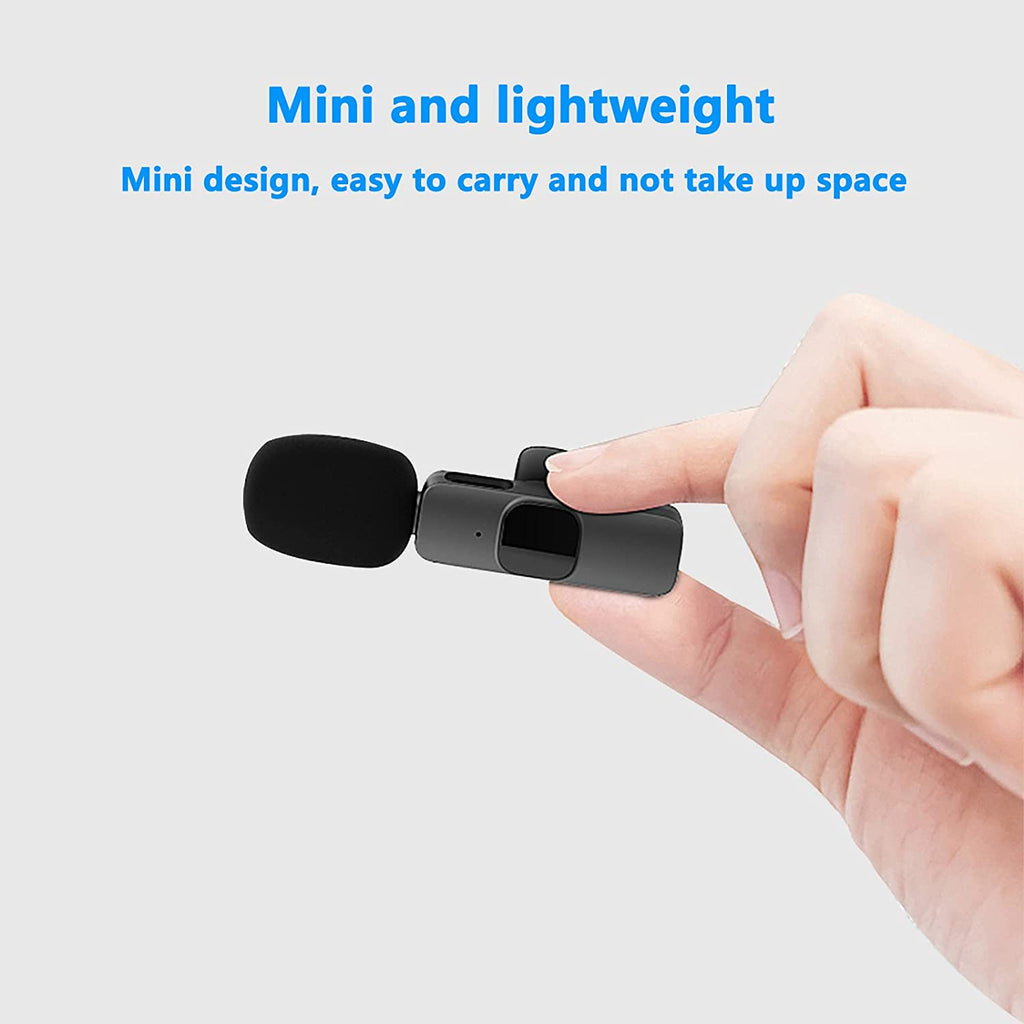 Wireless Lavalier Clip Microphone for Phones and Tablets