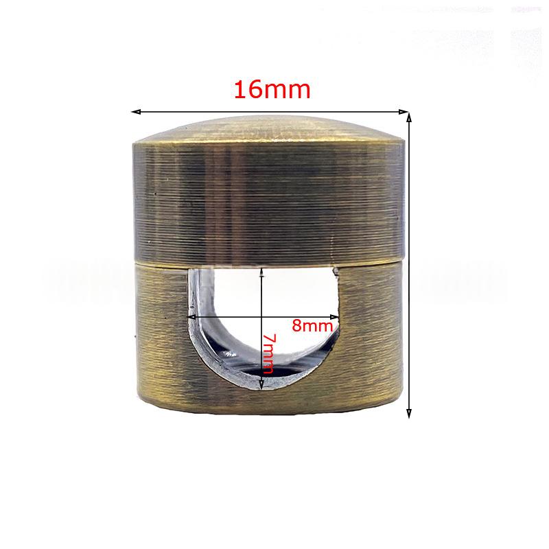 Aluminium Wire Clip for Cords Under 7 mm, Eight Finishes