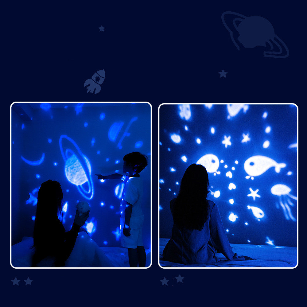 Astronaut Galaxy Projector Night Light with Nebula and Stars, Rechargeable