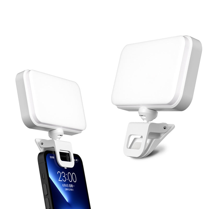 Clip-On LED Video Light for Laptops, Monitors and Phones