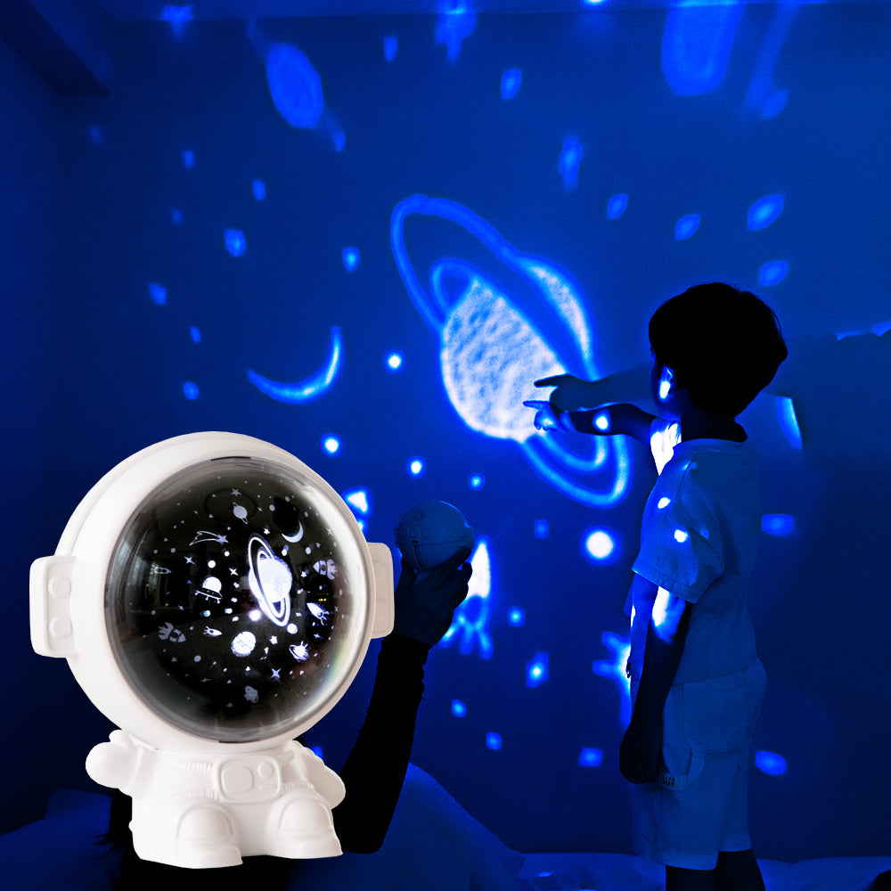 Astronaut Galaxy Projector Night Light with Nebula and Stars, Rechargeable