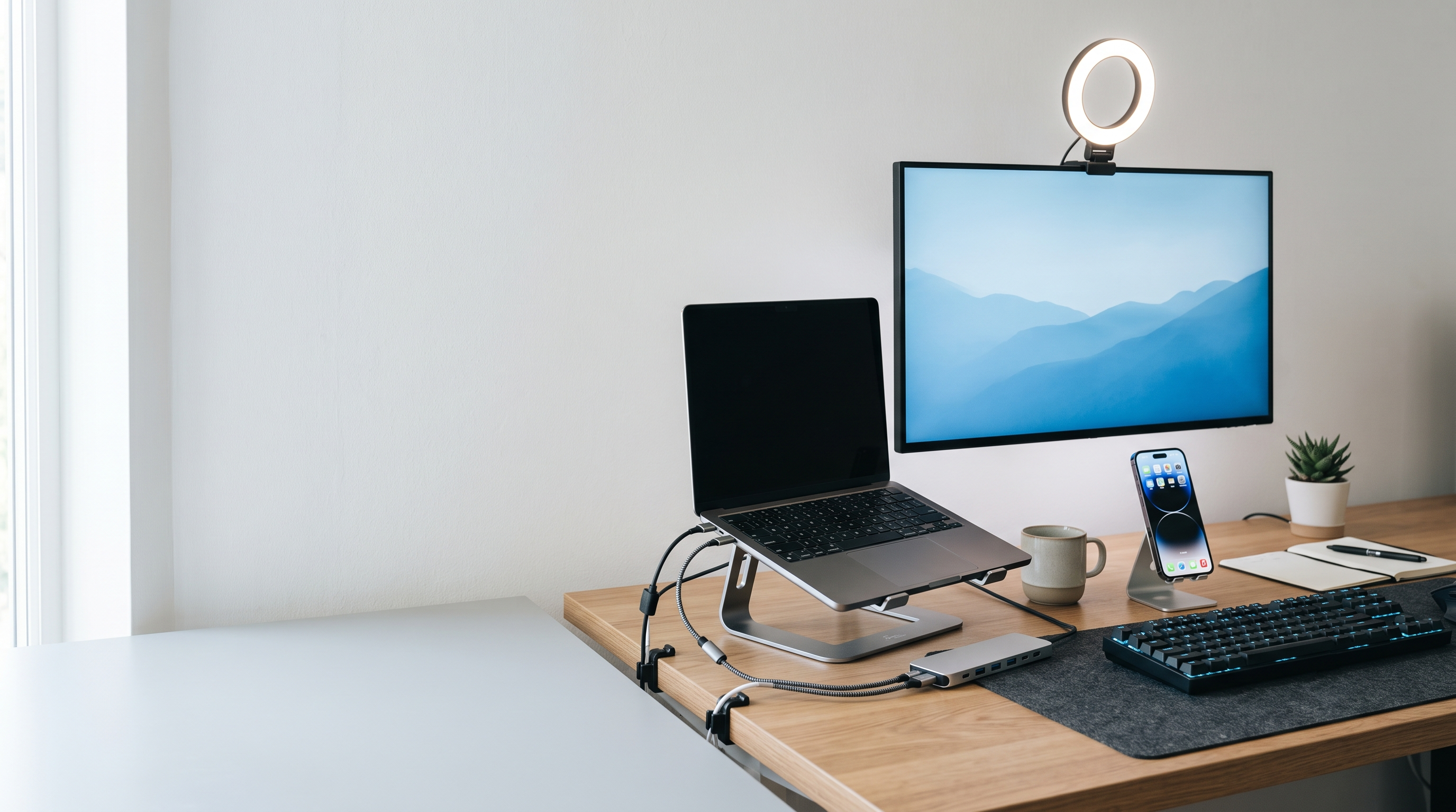 Cyper Store desk setup